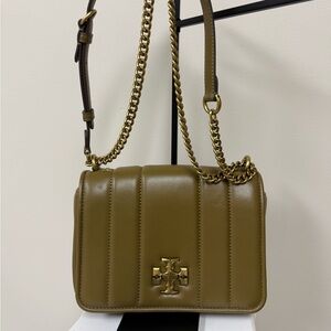 Tory Burch Olive Green Bag.